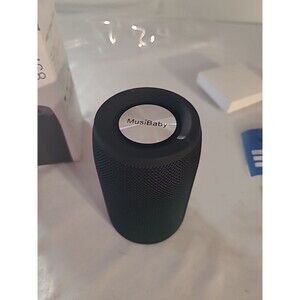 MusiBaby M68 Portable Bluetooth Speaker New In Box including Cords